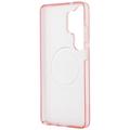 Karl Lagerfeld case IML Repeated Choupette MagSafe for Samsung Galaxy S26 Ultra pink
