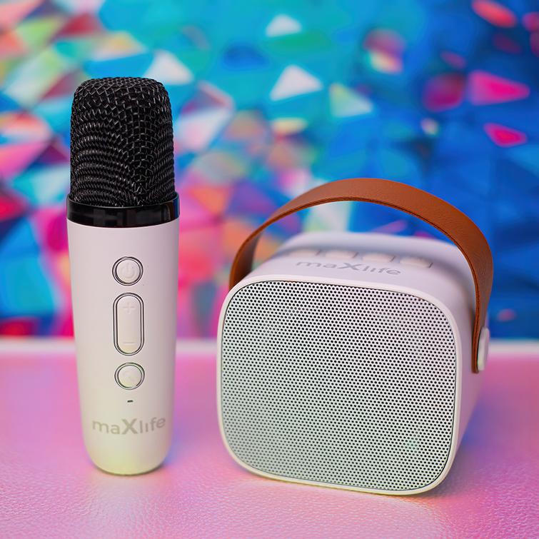 Maxlife Bluetooth-karaoke-kaiutin MXKS-100 valkoinen
