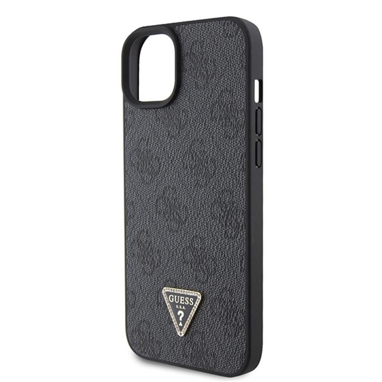Guess case for iPhone 15 Plus 6,7" GUHCP15MP4TDSCPK black hardcase Crossbody 4G Metal Logo