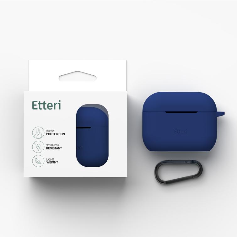 Etteri-silikonikotelo AirPods Pro 3:lle tummansininen