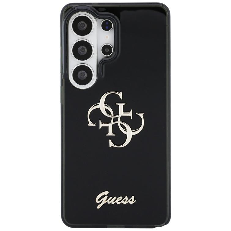 Guess case IML Big Metal 4G Script for Samsung Galaxy S26 Ultra black
