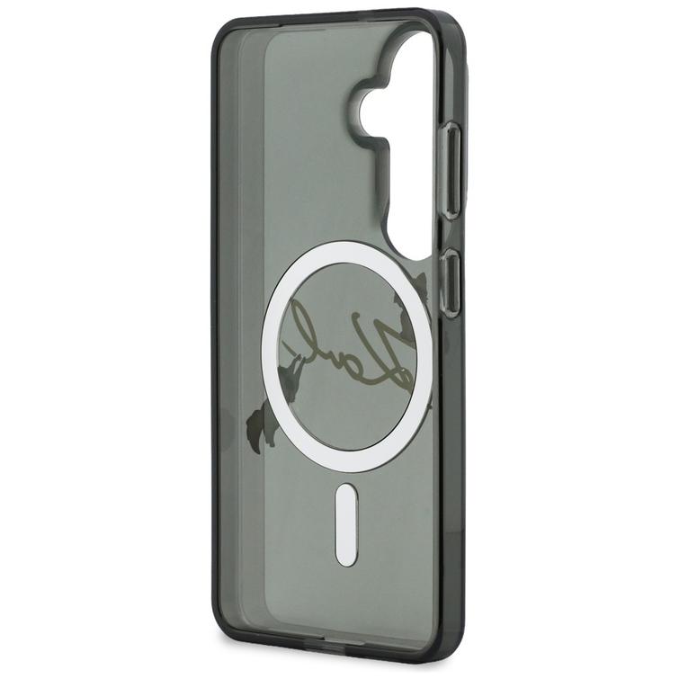 Karl Lagerfeld case IML KC Script MagSafe for Samsung Galaxy S26 black
