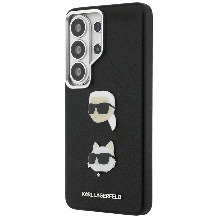 Karl Lagerfeld case Saffiano Double Heads Metal for Samsung Galaxy S26 Ultra black