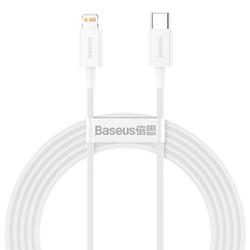 Baseus Superior PD USB-C - Lightning-kaapeli 2,0 m valkoinen 20W