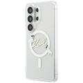 Karl Lagerfeld case IML KC Script MagSafe for Samsung Galaxy S26 Ultra transparent
