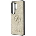 Guess case Fixed Glitter Big 4G Metal Logo for Samsung Galaxy S26 Ultra gold