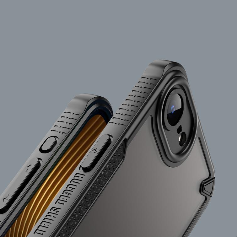 Defender Matt case for iPhone 16e black