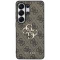 Guess case 4G Big Metal Logo for Samsung Galaxy S26 Ultra brown
