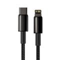 Baseus-kaapeli Tungsten PD USB-C - Lightning 1,0 m musta 20W