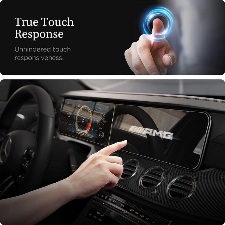 Spigen karkaistu lasi "EZ FIT" SETTI MERCEDES E-LUOKKA 2020/2021