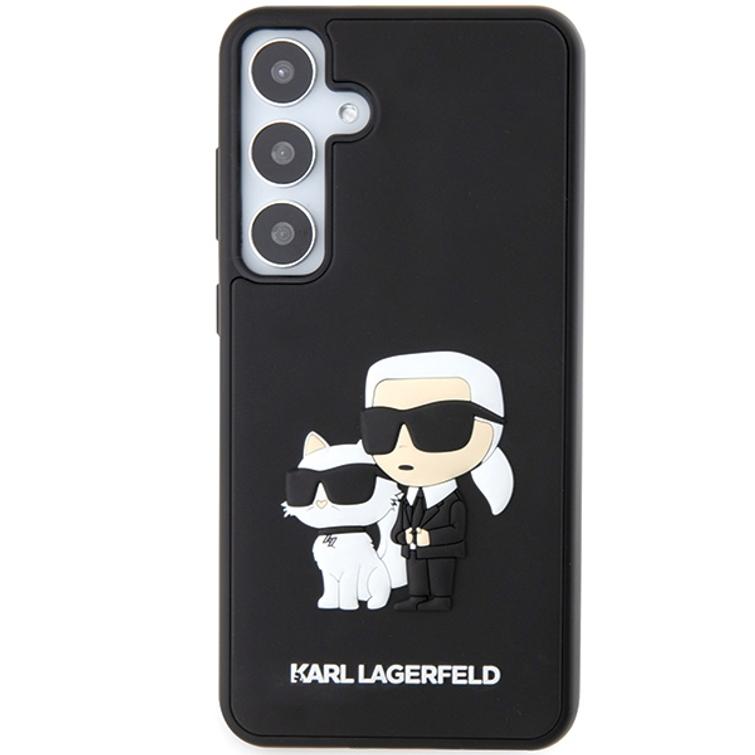 Karl Lagerfeld case for Samsung Galaxy S24 Plus KLHCS24M3DRKCNK black HC 3D RUBBER KC NFT