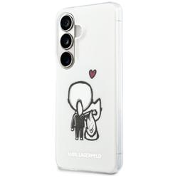 Karl Lagerfeld case IML Karl&Choupette MagSafe for Samsung Galaxy S26 transparent