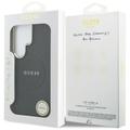 Guess case Saffiano Peony Embossed Ring MagSafe for Samsung Galaxy S26 Ultra black