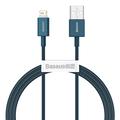 Baseus Superior USB - Lightning -kaapeli 1,0 m 2,4A sininen
