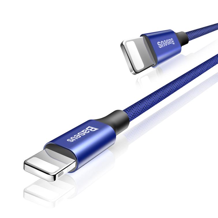 Baseus Yiven USB-Lightning-kaapeli 1,2 m 2A tummansininen