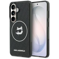 Karl Lagerfeld case IML Repeated Choupette MagSafe for Samsung Galaxy S26 black