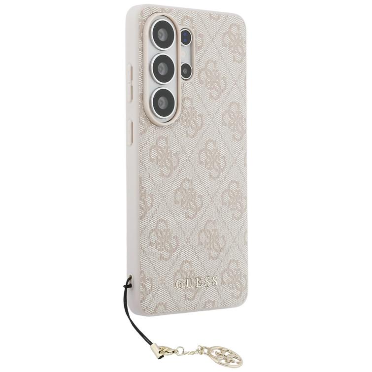 Guess case 4G Classic Logo Charm MagSafe for Samsung Galaxy S26 Ultra pink