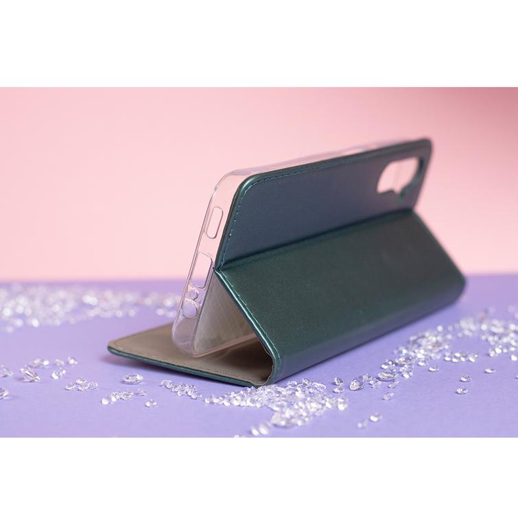 &Auml;lyk&auml;s magneettinen suojakuori Motorola Moto G55:lle, tummanvihre&auml;