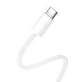 BWOO-kaapeli USB-C - USB-C 1m 60W iPhone 15:lle BO-X284 valkoinen