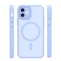 Mag Matt case for iPhone 12 6,1" light blue camera protection