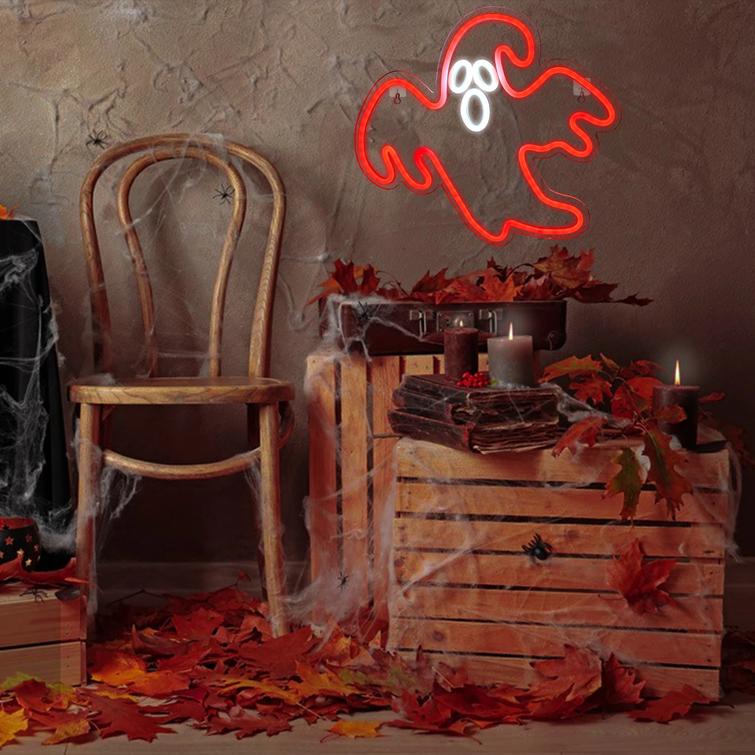 Neon PLEXI LED GHOST punainen FPNE12 Forever Light