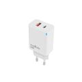 Maxlife MXTC-09-45AC GaN PD QC charger 1x USB-C 1x USB 45W white
