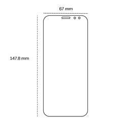 Karkaistu lasi 2,5D Huawei Mate 10 Litelle