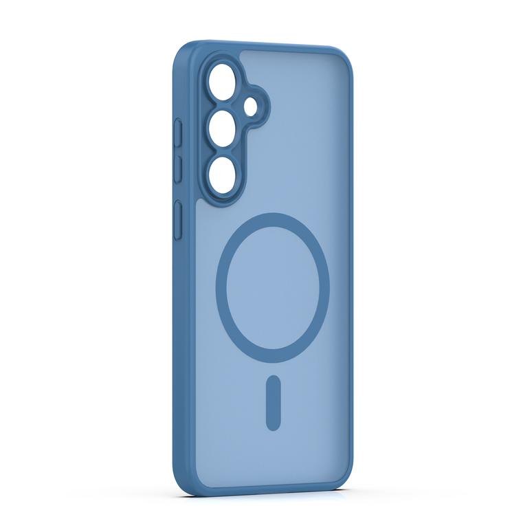 Mag Matt case for Samsung Galaxy S24 / S25 dark blue big hole