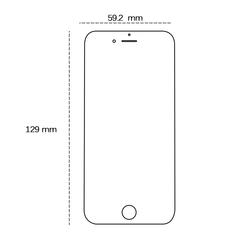 Tempered glass 2,5D for iPhone 7 / 8 / SE 2020 / SE 2022