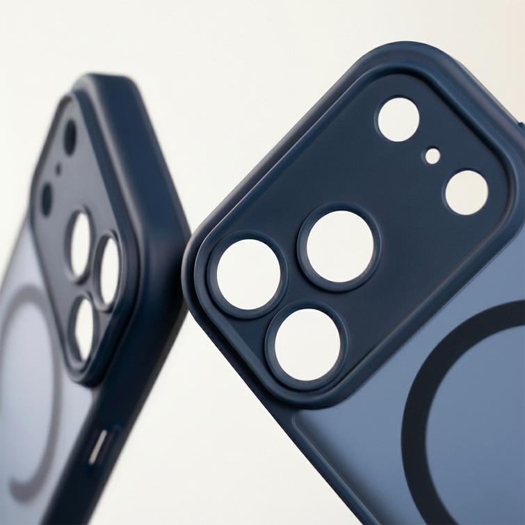 Mag Matt case for iPhone 16 Pro Max 6,9" dark blue camera protection