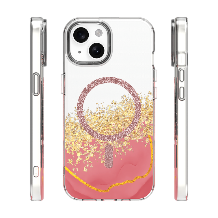 Epoxy Mag case for iPhone 13 / 14 6,1" pink