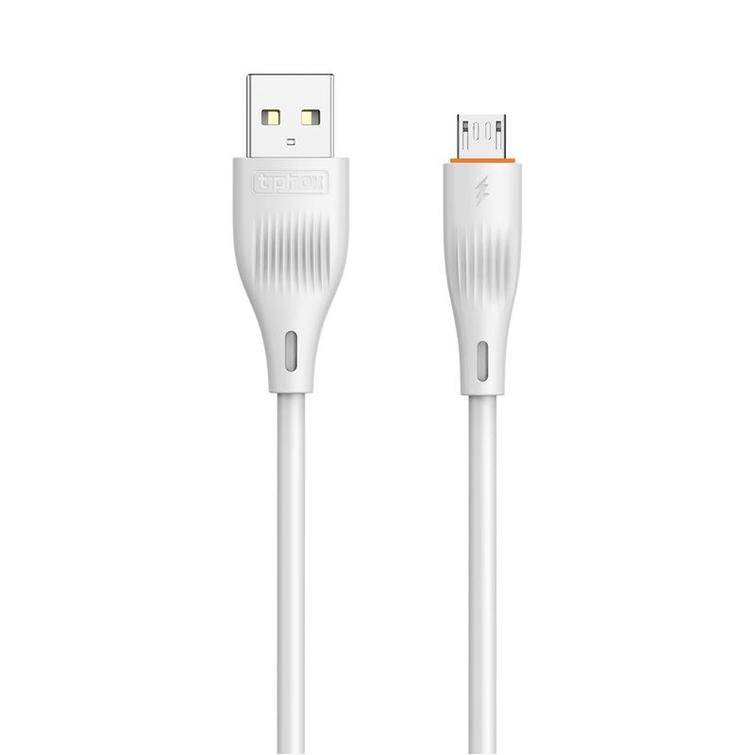 T-PHOX CABLE X-LITE MICRO USB WHITE 1M 3A
