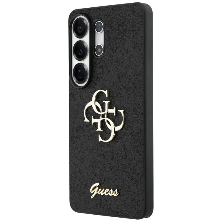 Guess case Fixed Glitter Big 4G Metal Logo for Samsung Galaxy S26 Ultra black