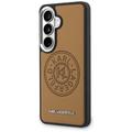 Karl Lagerfeld case Perforated KL MagSafe for Samsung Galaxy S26 brown