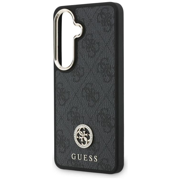Guess case 4G Big Rhinestone Triangle Strap MagSafe for Samsung Galaxy S26 black