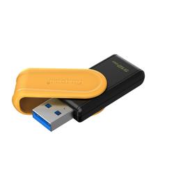 Kingston 512GB kannettava USB 3.2 Gen 1 DataTraveler Exodia S -muistitikku (musta/keltainen)