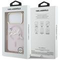 Karl Lagerfeld kotelo iPhone 17 Pro Max 6,9" IML Choupettes Karl Script Logo MagSafe vaaleanpunainen