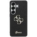 Guess case Fixed Glitter Big 4G Metal Logo for Samsung Galaxy S26 Ultra black