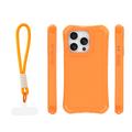 Safepop case with strap for iPhone 15 Pro 6,1" orange