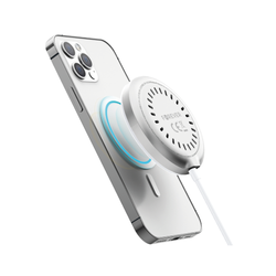 Forever MAWC-300 magneettinen langaton laturi Qi2 15W hopea