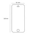 Tempered glass 2,5D for iPhone 5 / 5S / 5C / SE