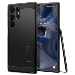 Spigen Tough Armor suojakuori Samsung Galaxy S23 Ultralle, musta