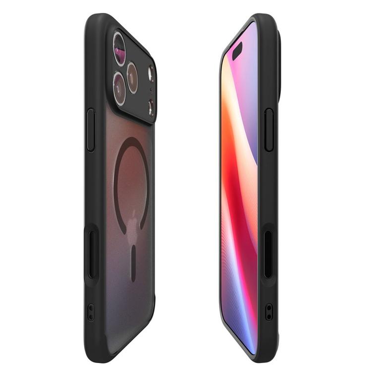 Spigen Ultra Hybrid Mag Magsafe case for iPhone 17 Pro Frost Black