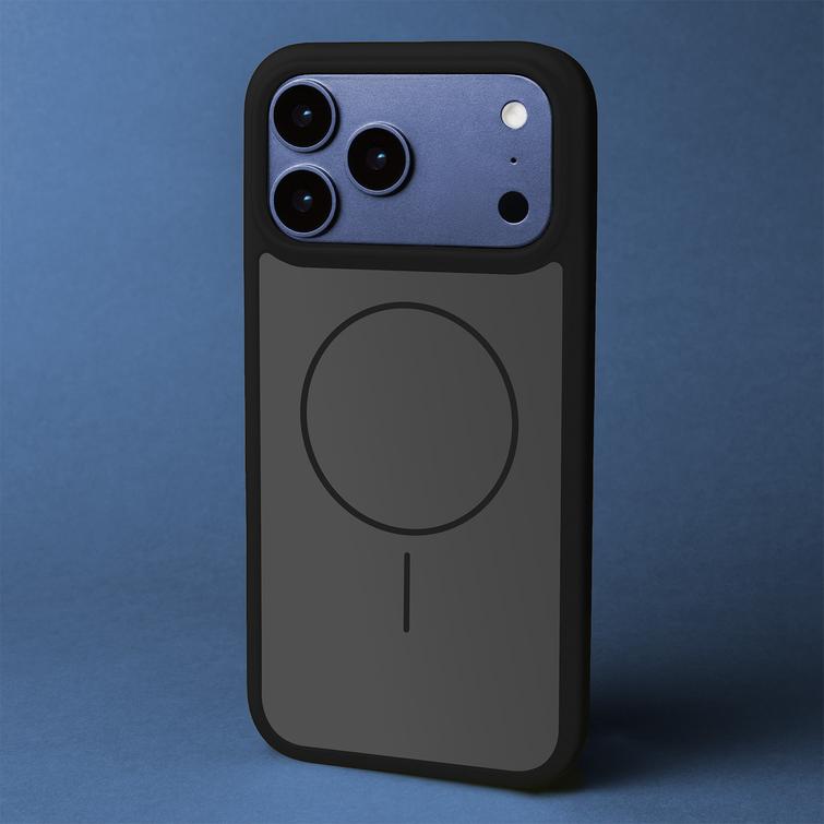 Frame Thin Mag -suojakuori iPhone 15 Pro 6,1":lle, musta