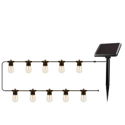 Forever Light LED-aurinkopaneeliköynnös SUNARI FLS-60 7,5m 10 lamppua IP44