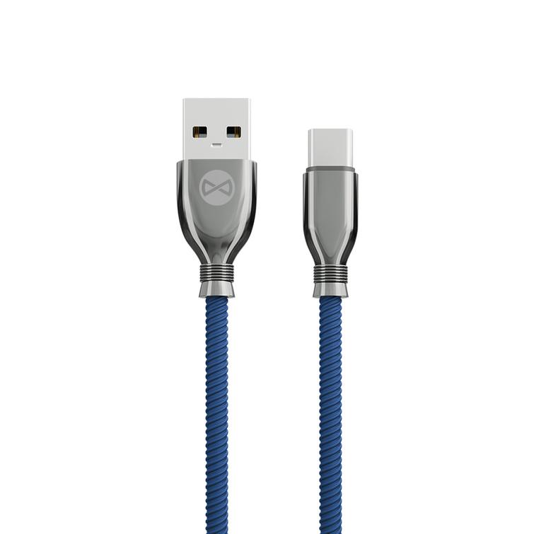Forever Tornado -kaapeli USB - USB-C 1,0 m 3A tummansininen