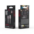 Maxlife MXUC-04 kaapeli USB - USB-C 1,0 m 3A pinkki