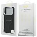 Guess Classic Logo MagSafe -kotelo iPhone 17 Prolle, musta