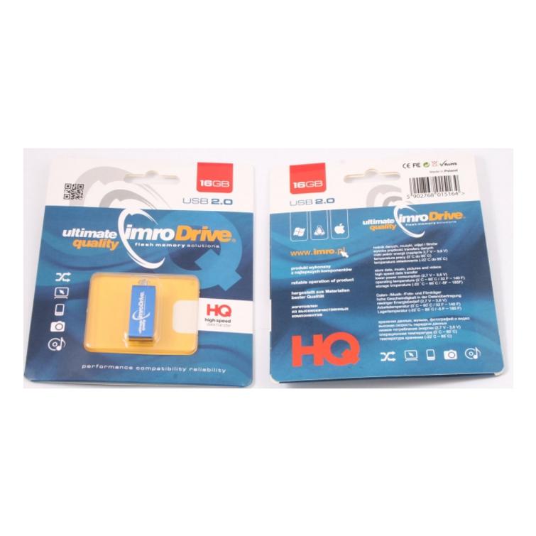 Imro-muistitikku 16 Gt USB 2.0 Edge sininen
