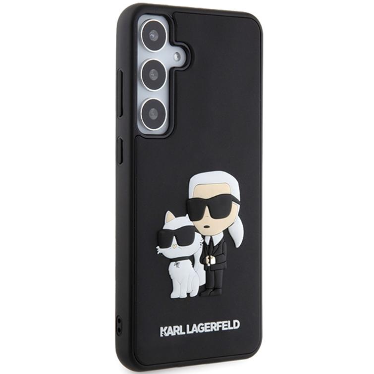 Karl Lagerfeld case for Samsung Galaxy S24 Plus KLHCS24M3DRKCNK black HC 3D RUBBER KC NFT